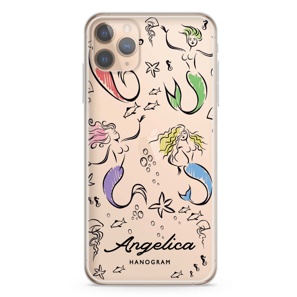 MerryMermaids iPhone 11 Pro Max 水晶透明保護殼