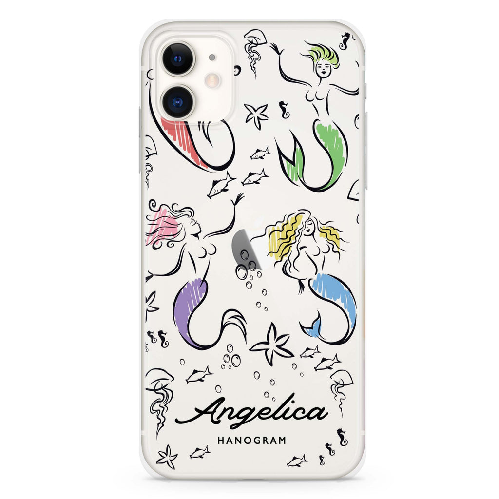 MerryMermaids iPhone 11 水晶透明保護殼