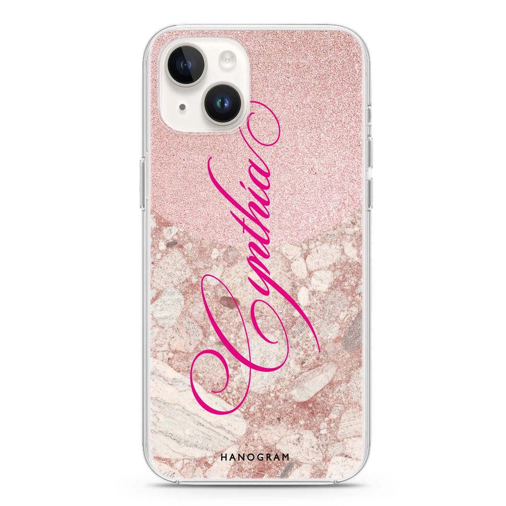 Luxury Marble iPhone 14 plus 水晶透明保護殼