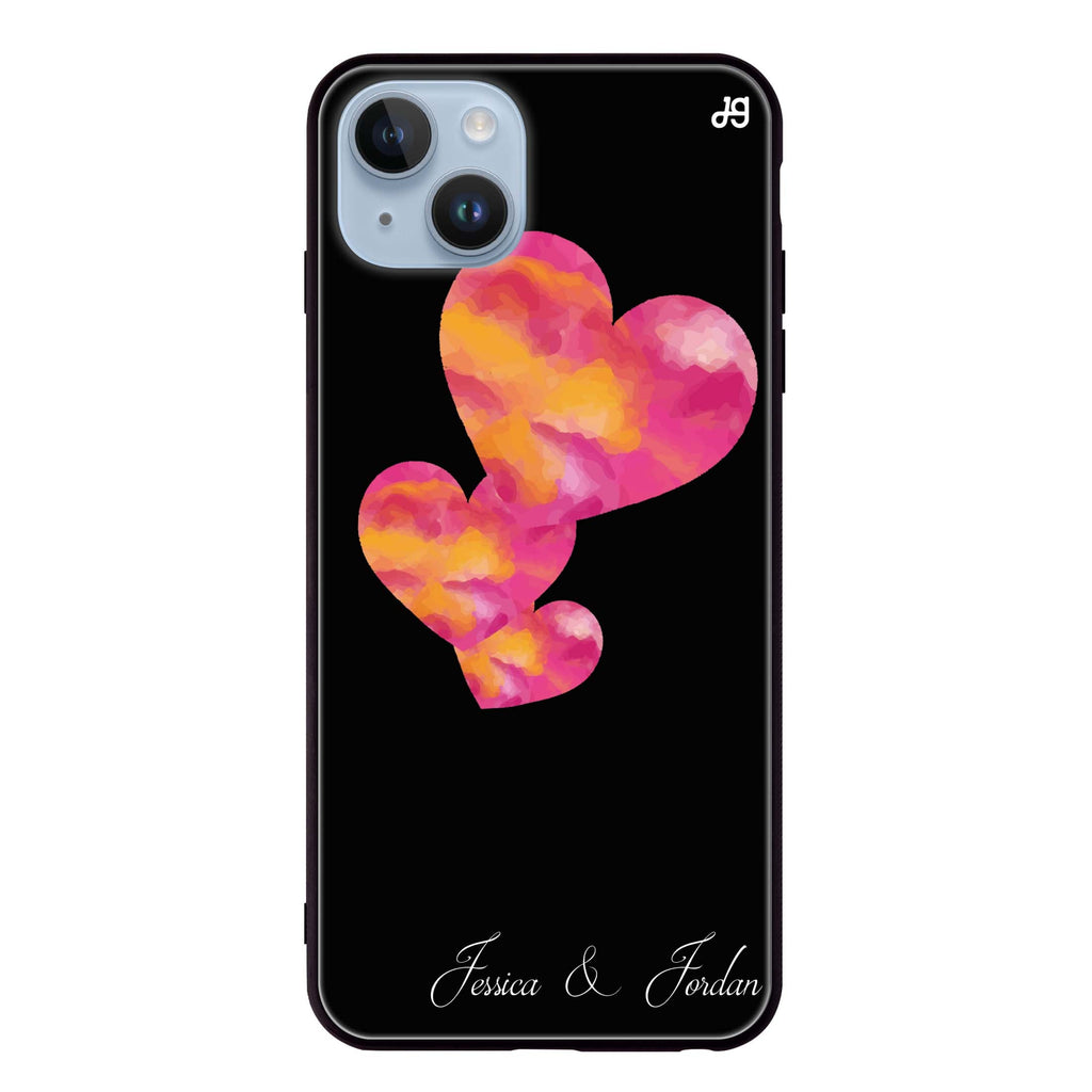 Red Hearts iPhone 14 超薄強化玻璃殻