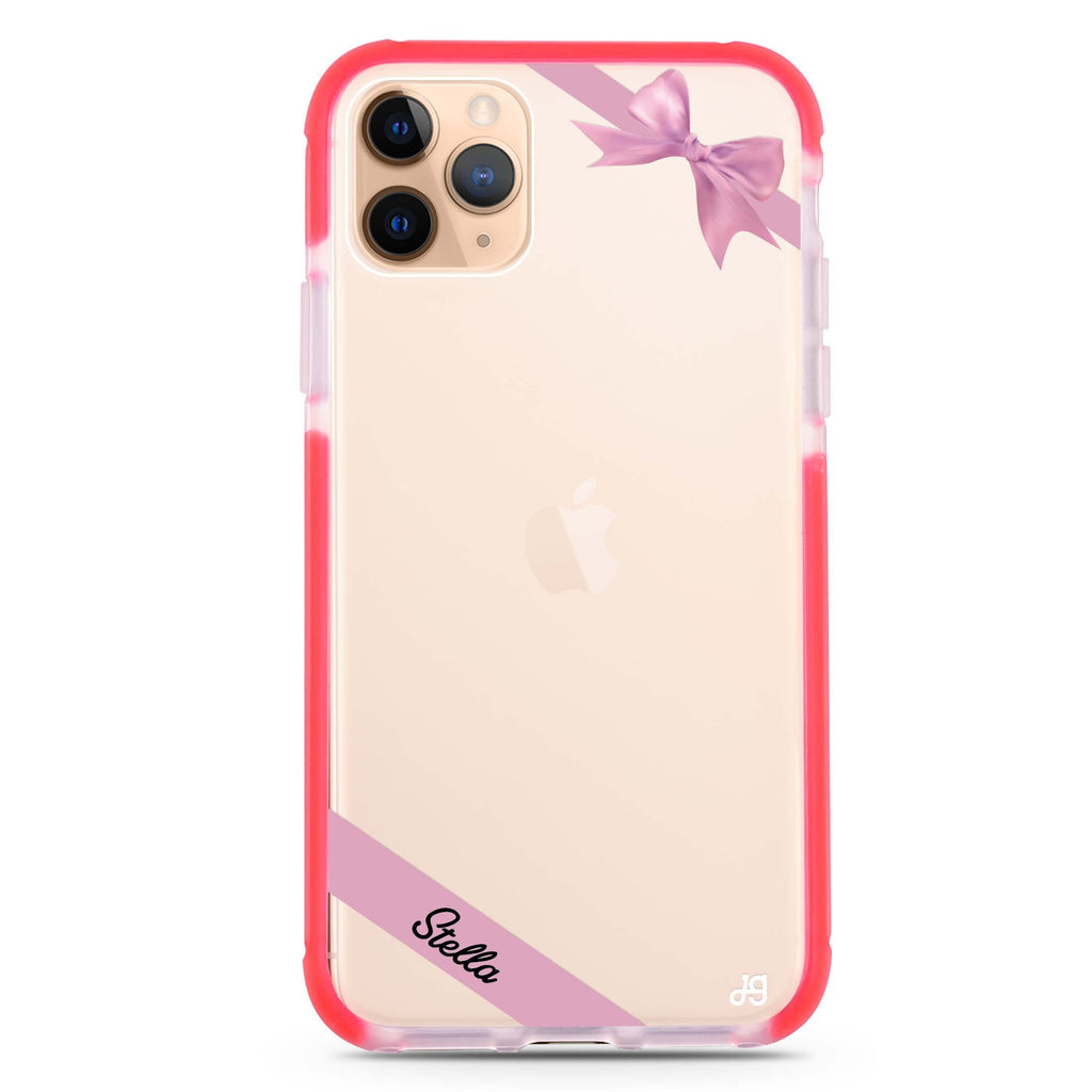 Pink Bow iPhone 11 Pro 吸震防摔保護殼