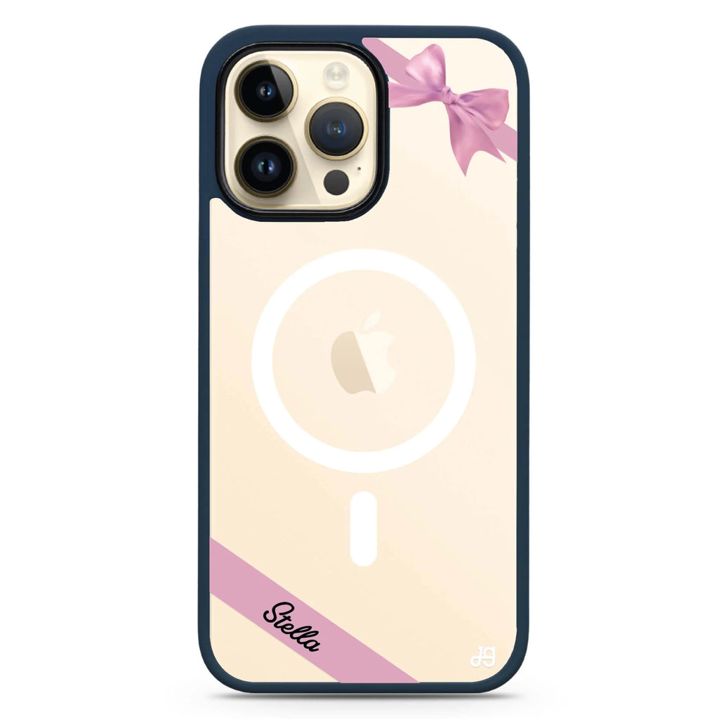 Pink Bow Magsafe 兼容防衝擊保護殼