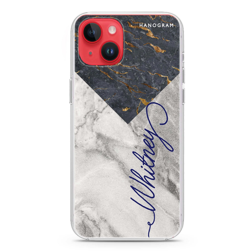 Mix Marble iPhone 14 Plus Magsafe 兼容水晶透明保護殼