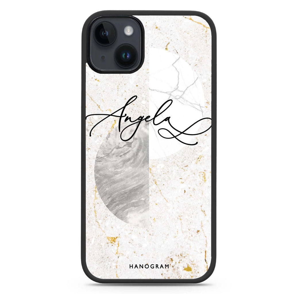 Marble Abstract III iPhone 14 Plus Magsafe 兼容防衝擊保護殼