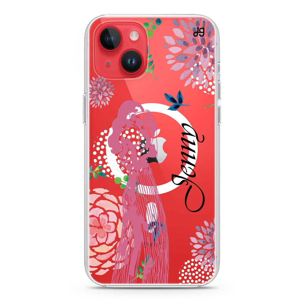 Floral Photography I iPhone 14 Plus Magsafe 兼容水晶透明保護殼