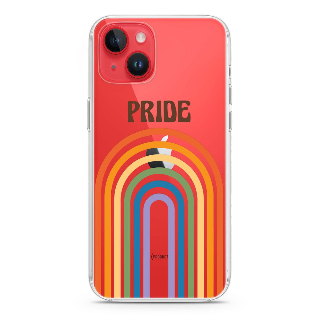 Rainbow Pride iPhone 14 水晶透明保護殼