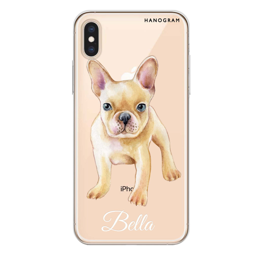 Cute Dog iPhone XS 水晶透明保護殼