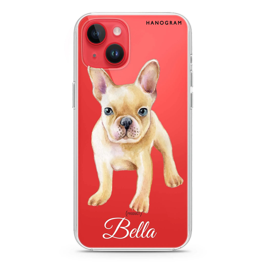 Cute Dog iPhone 14 plus 水晶透明保護殼