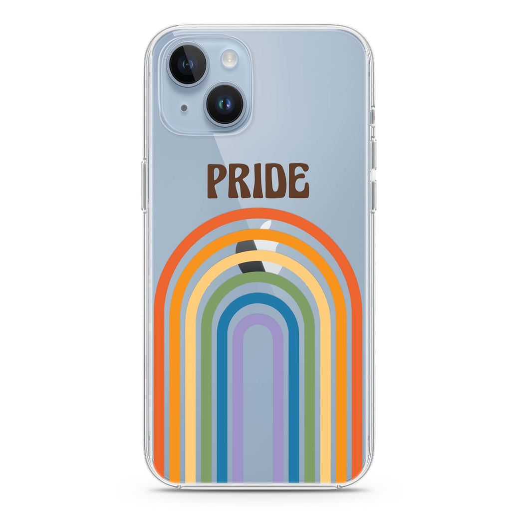 Rainbow Pride iPhone 14 plus 水晶透明保護殼