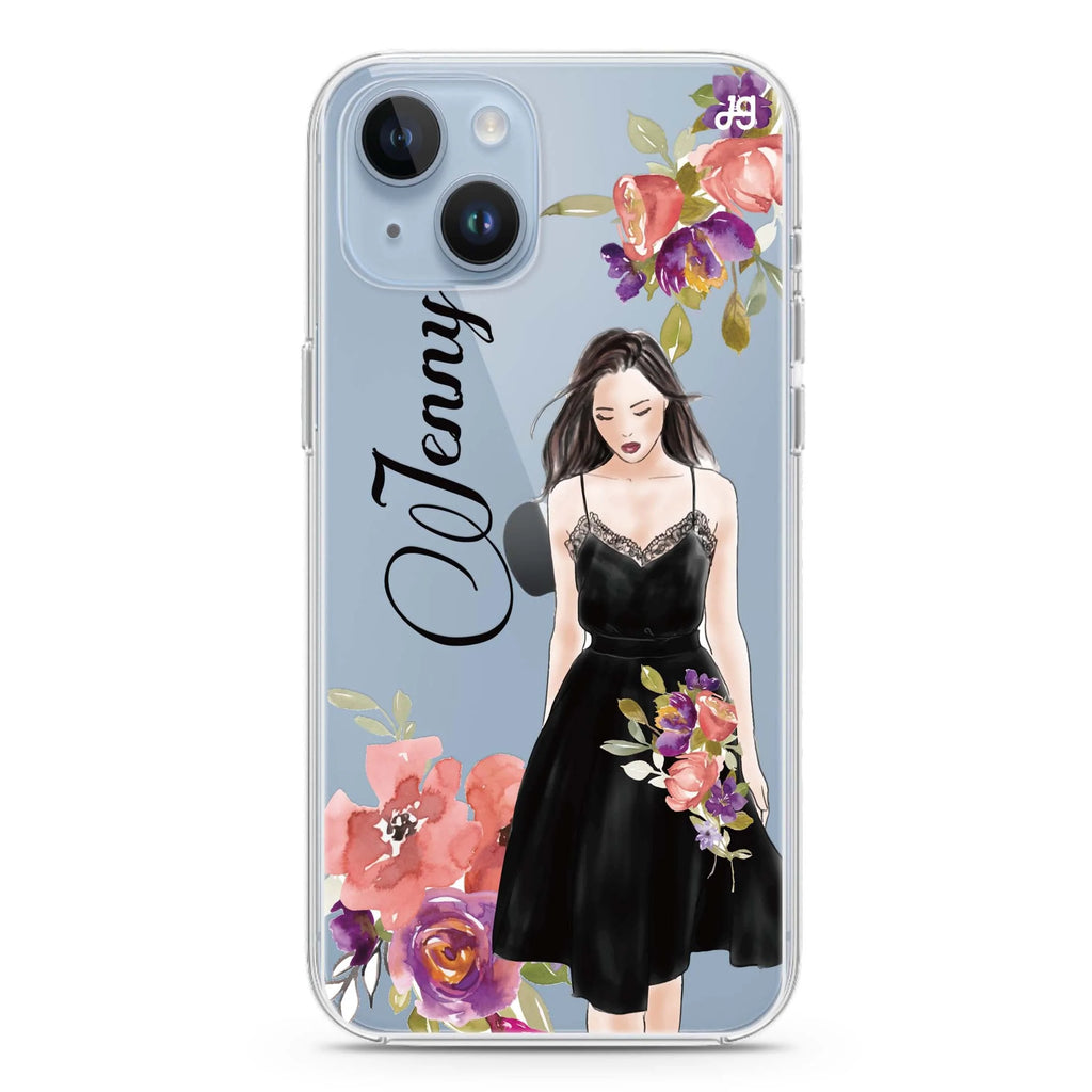 Flower Fashion I iPhone 14 水晶透明保護殼