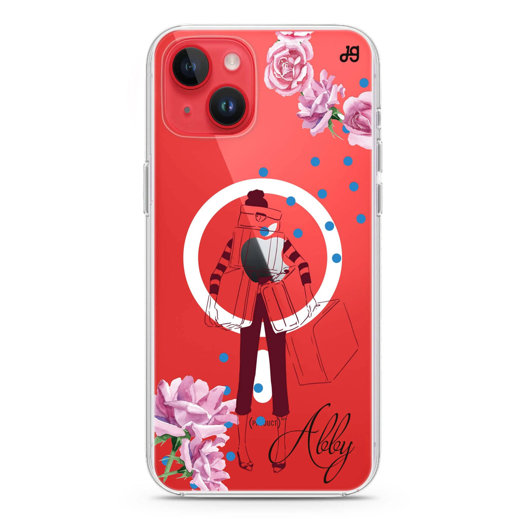 The Florist Apprentice iPhone 14 Plus Magsafe 兼容水晶透明保護殼