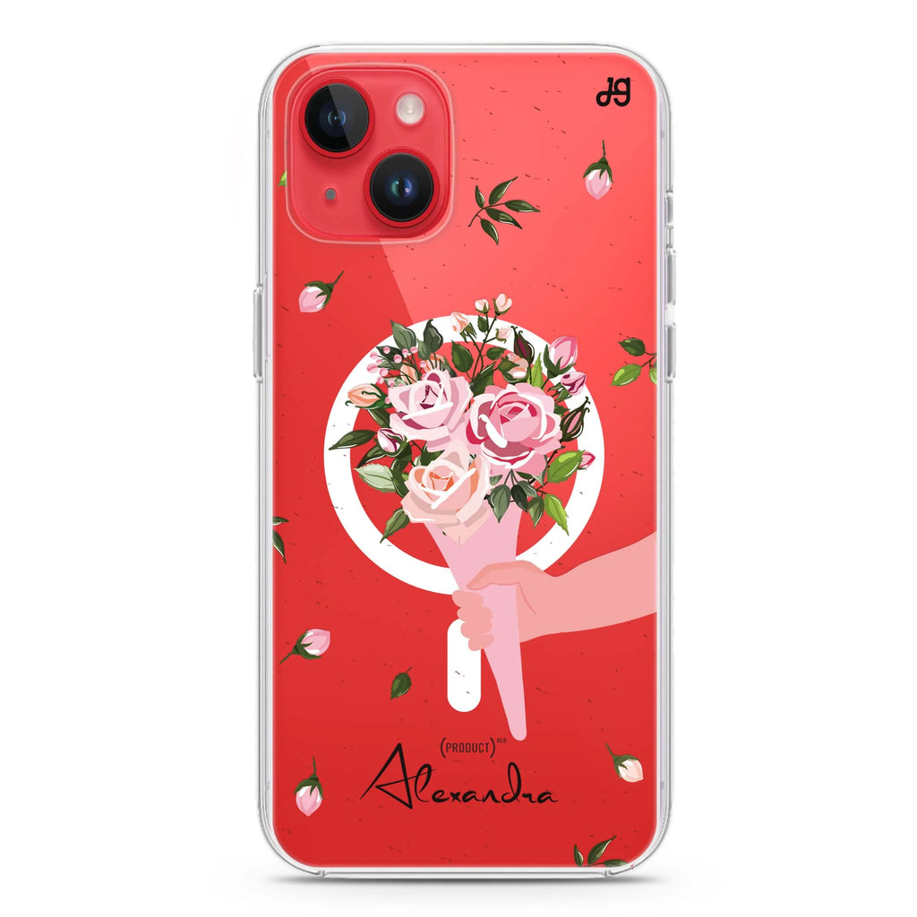 Bouquet To The One iPhone 14 Plus Magsafe 兼容水晶透明保護殼