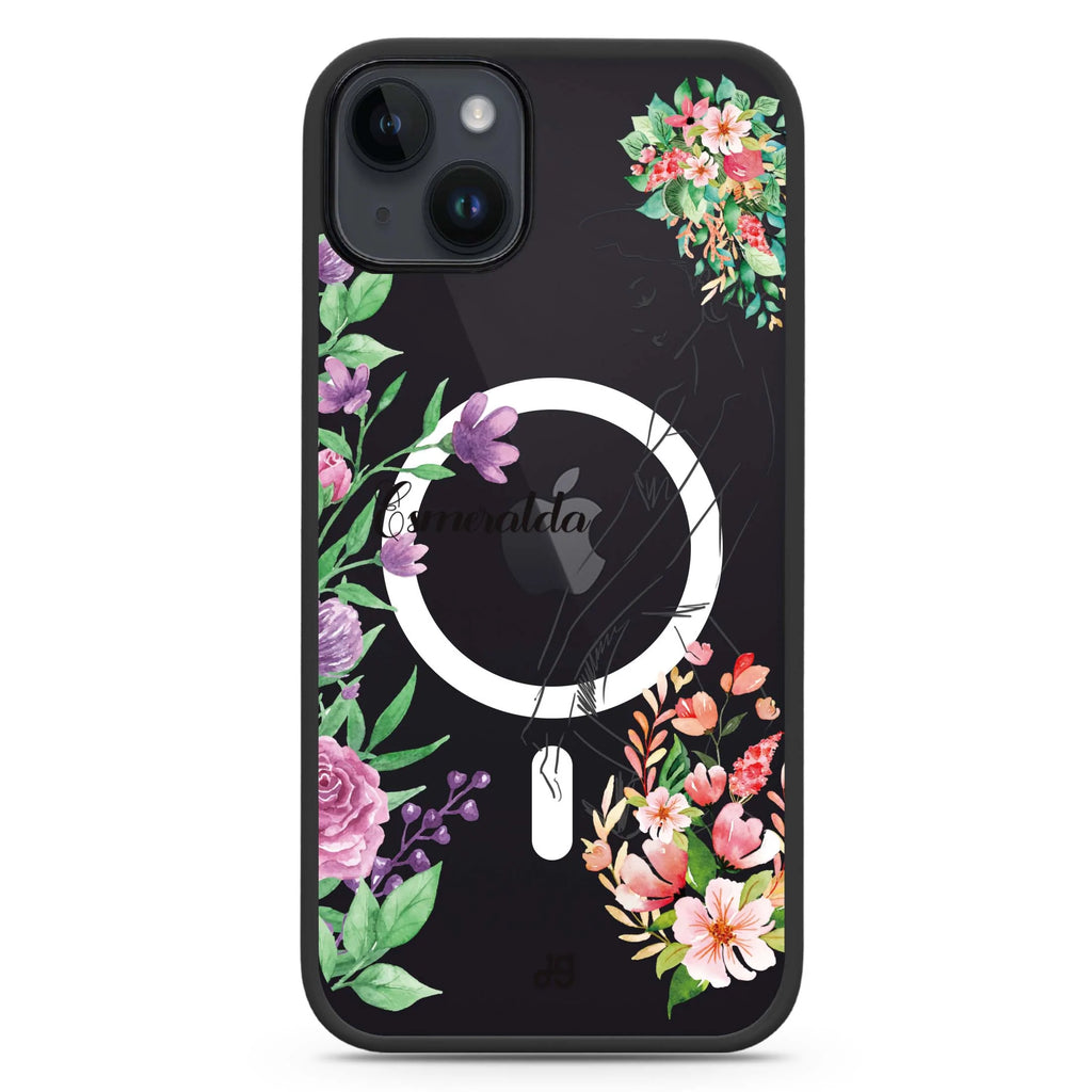 Floral Bride I iPhone 14 Plus Magsafe 兼容防衝擊保護殼