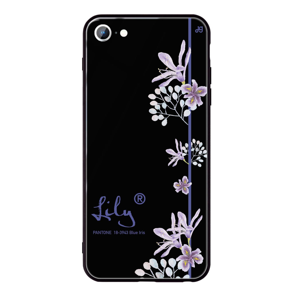 #18-3943 Blue Iris II iPhone SE 超薄強化玻璃殻