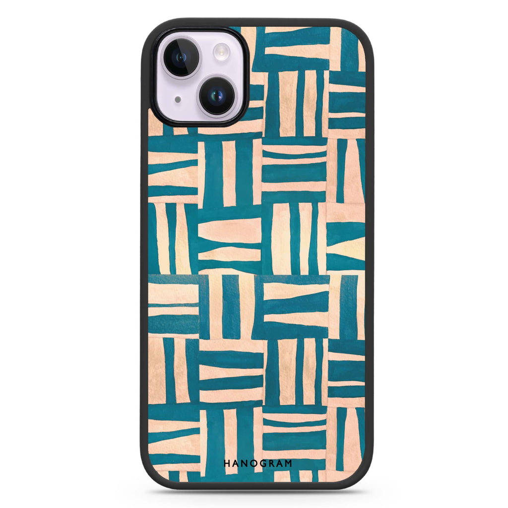 Abstract Paint Pattern iPhone 14 Plus Magsafe 兼容防衝擊保護殼