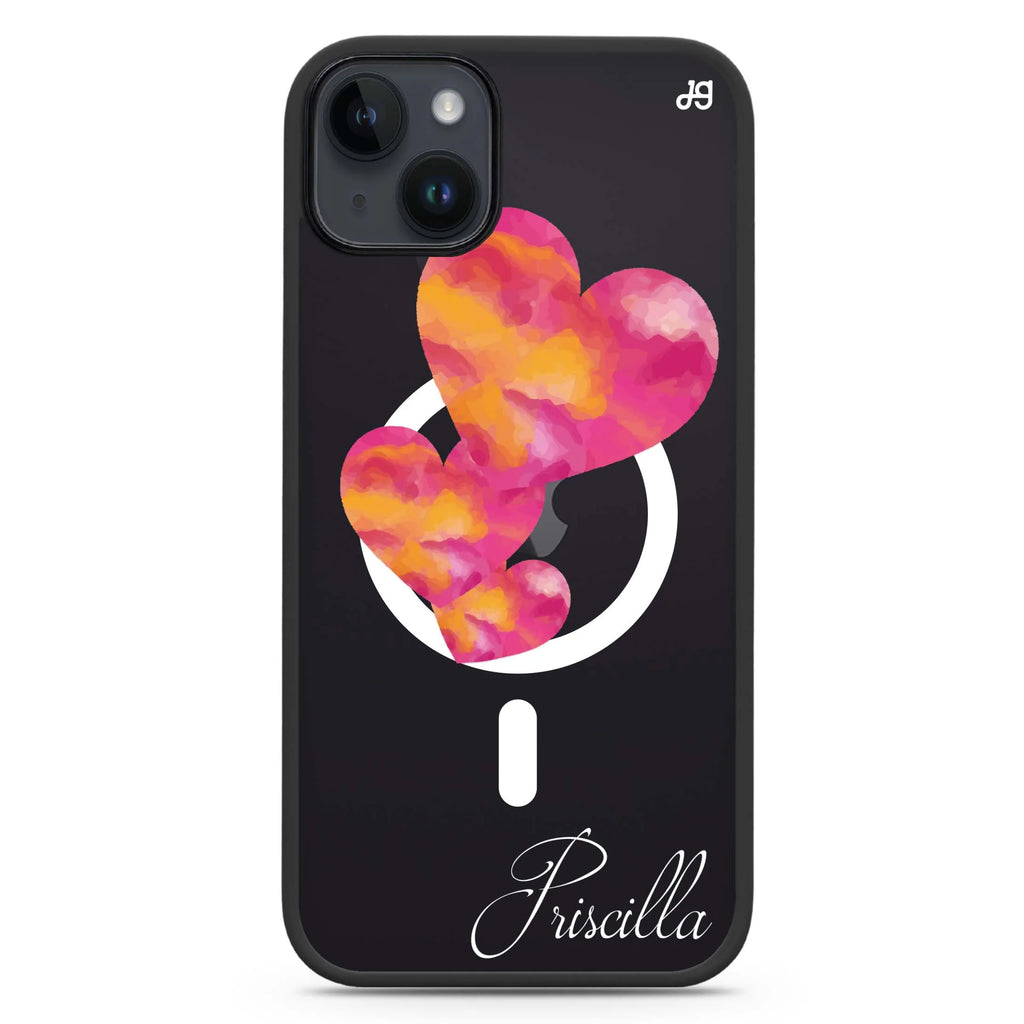 Red Hearts iPhone 14 Plus Magsafe 兼容防衝擊保護殼
