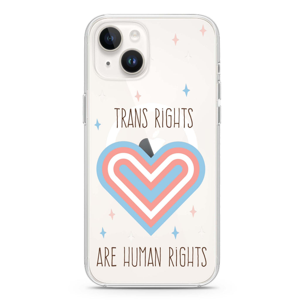 Human Rights iPhone 14 Magsafe 兼容水晶透明保護殼
