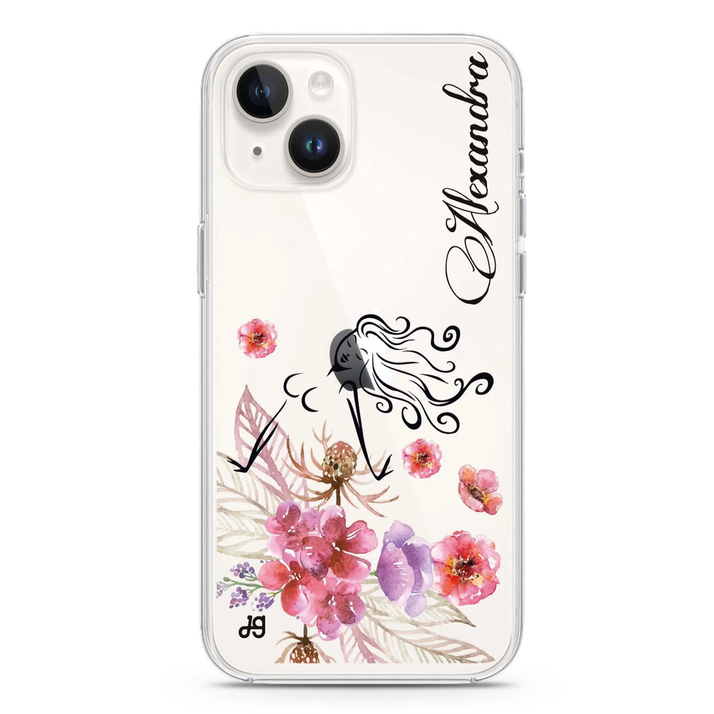 Floral Fairy I iPhone 14 plus 水晶透明保護殼
