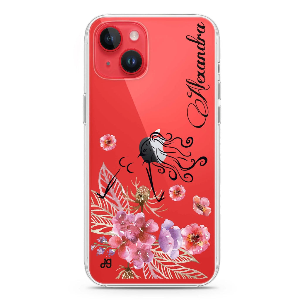 Floral Fairy I iPhone 14 水晶透明保護殼