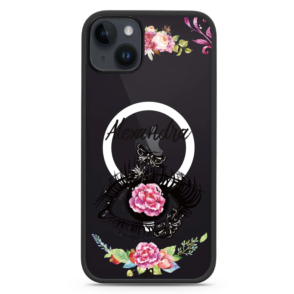 Flower in Eye iPhone 14 Plus Magsafe 兼容防衝擊保護殼