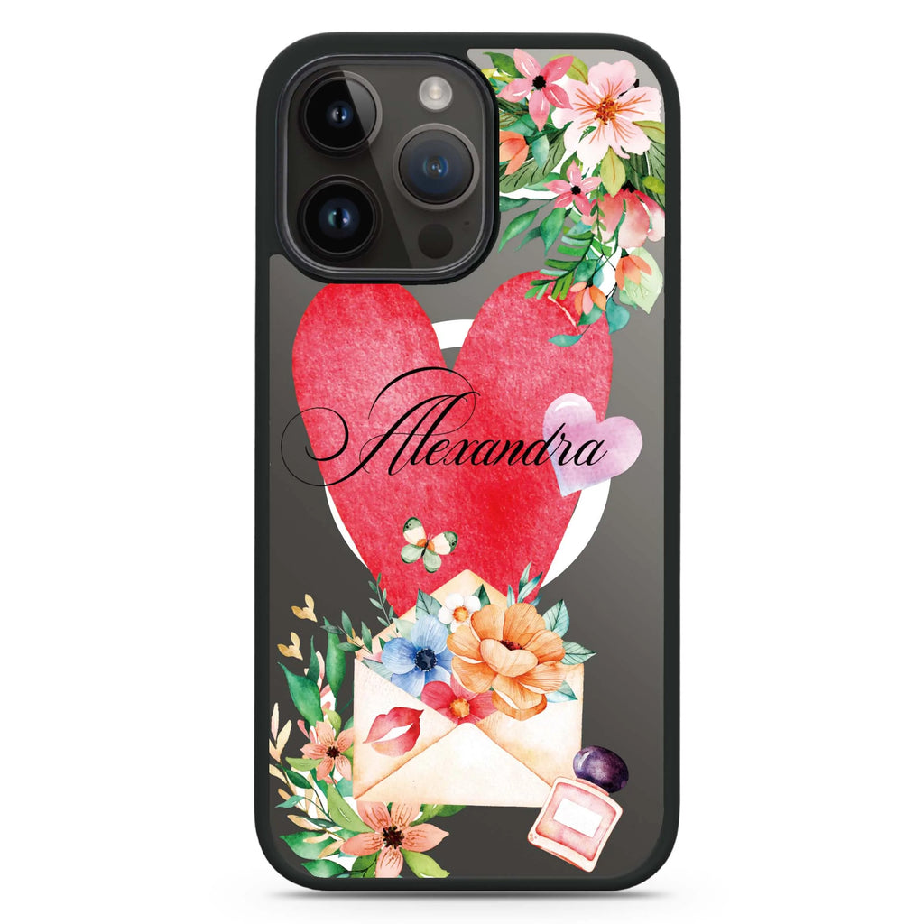 Floral Love Letter Magsafe 兼容防衝擊保護殼