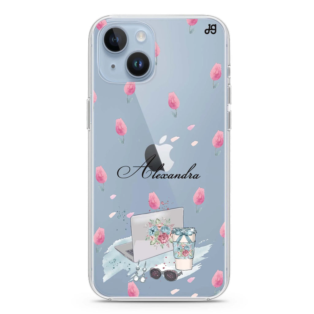 My Foral Lifestyle iPhone 14 水晶透明保護殼