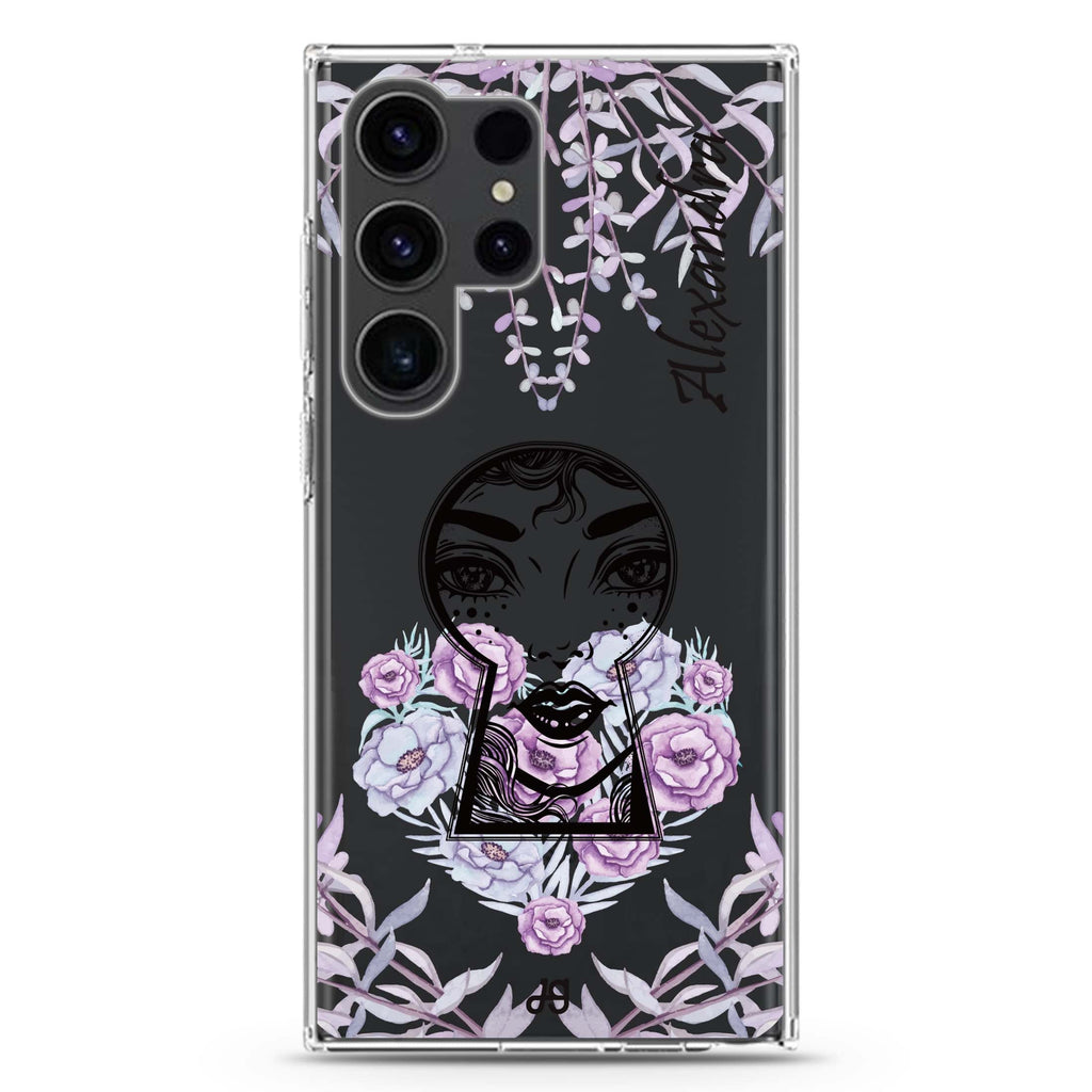 Into The Wonderland Samsung Galaxy Ultra 可加名字透明保護殼，適用 S26/S25/S24/S23 Ultra，圖1