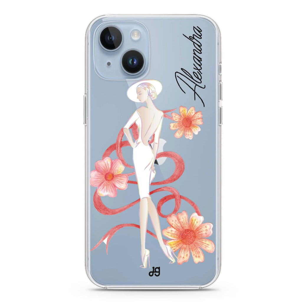 Flower Fashion IV iPhone 14 水晶透明保護殼