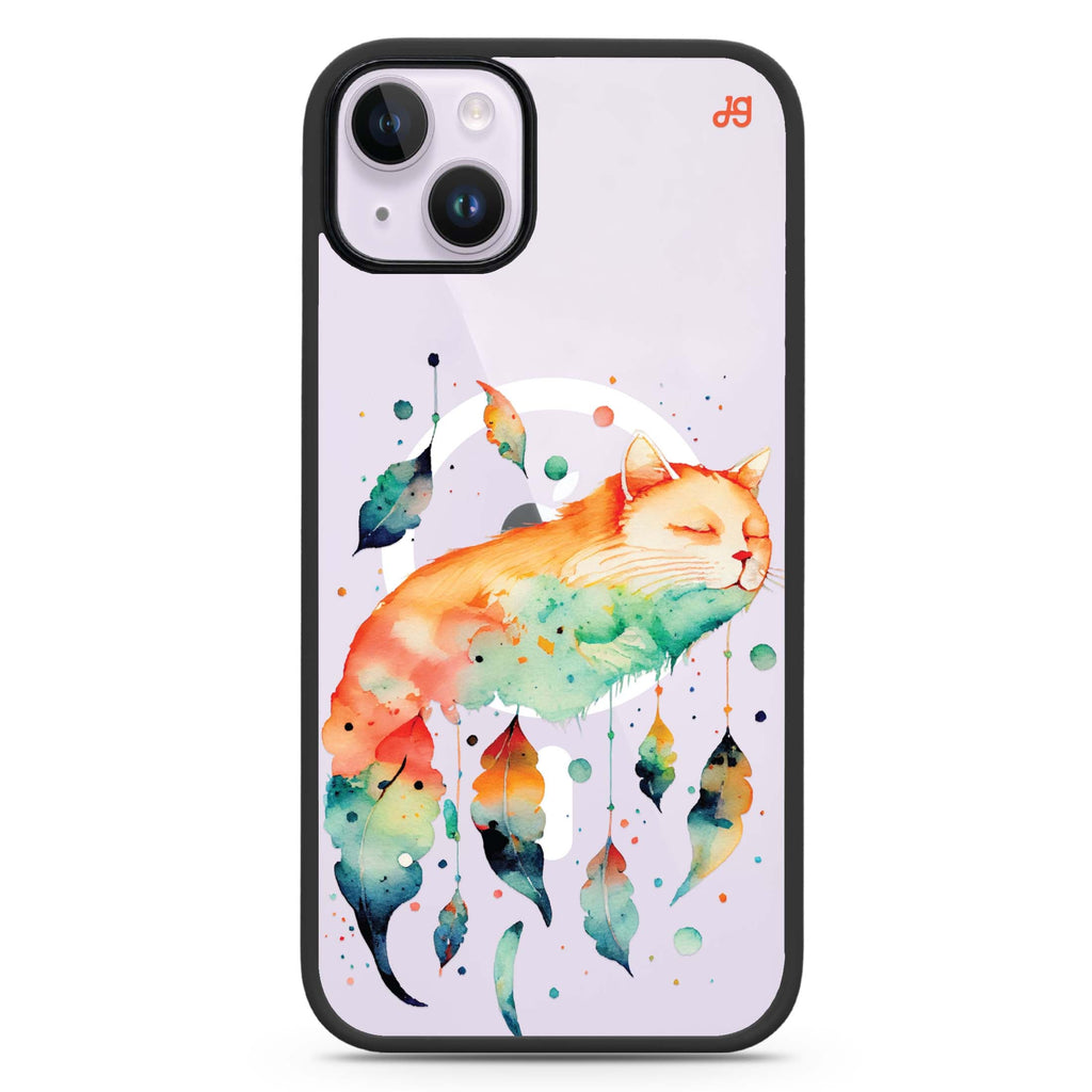 A Dream Cat iPhone 14 Plus Magsafe 兼容防衝擊保護殼