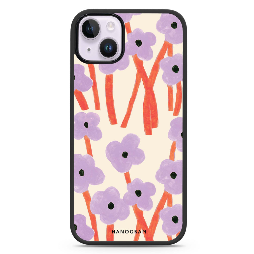 Floral iPhone 14 Plus Magsafe 兼容防衝擊保護殼