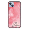 Red Colour Custom Name iPhone 14 超薄強化玻璃殻