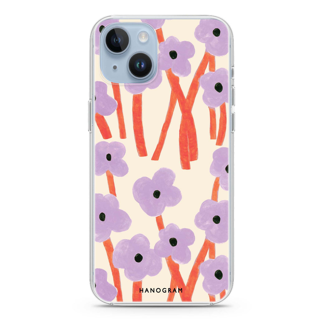 Floral iPhone 14 水晶透明保護殼
