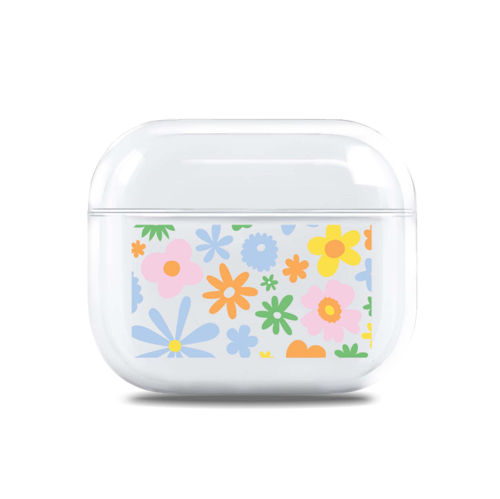 Flowers AirPods 透明保護殻