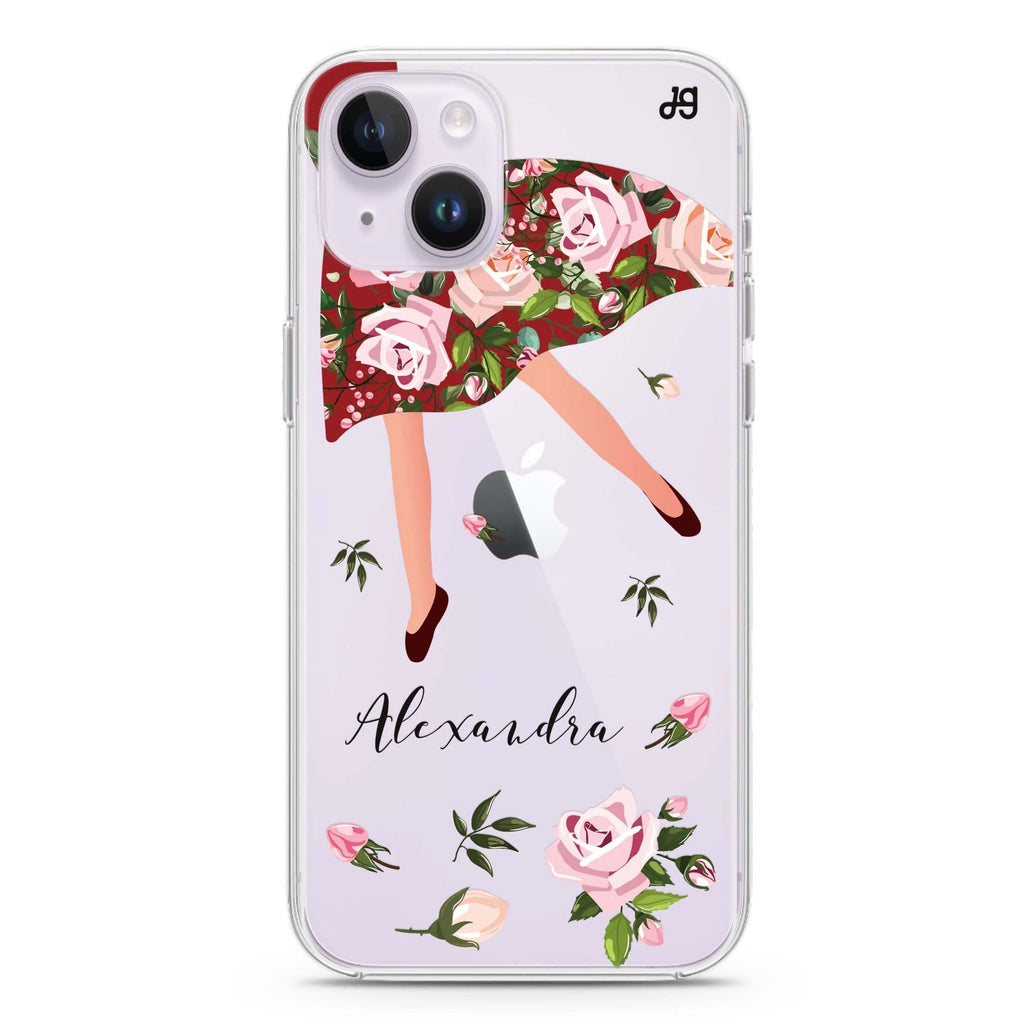 Rosy Waltz iPhone 14 plus 水晶透明保護殼