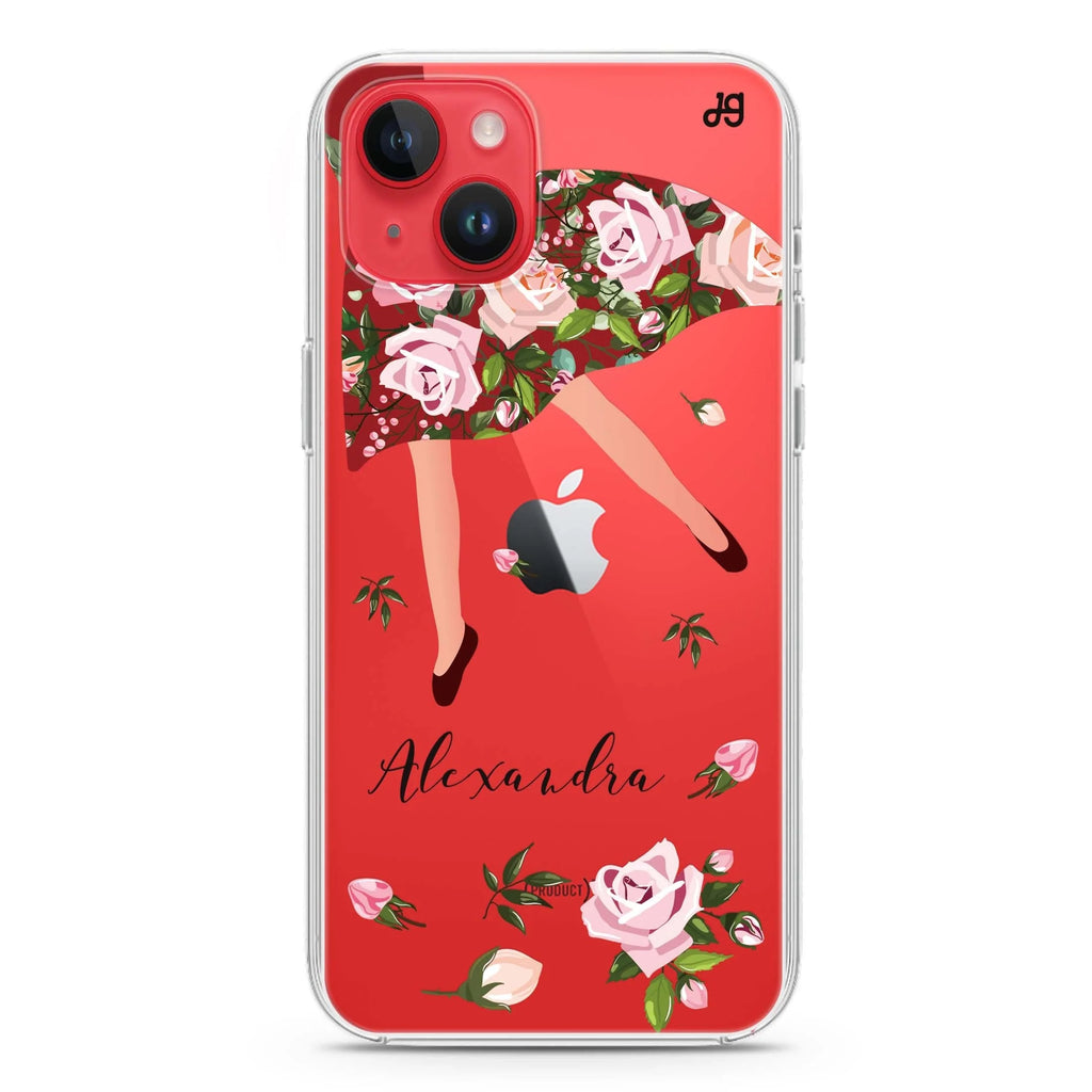 Rosy Waltz iPhone 14 水晶透明保護殼