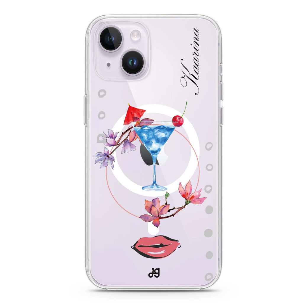 Queen's Valley iPhone 14 Plus Magsafe 兼容水晶透明保護殼