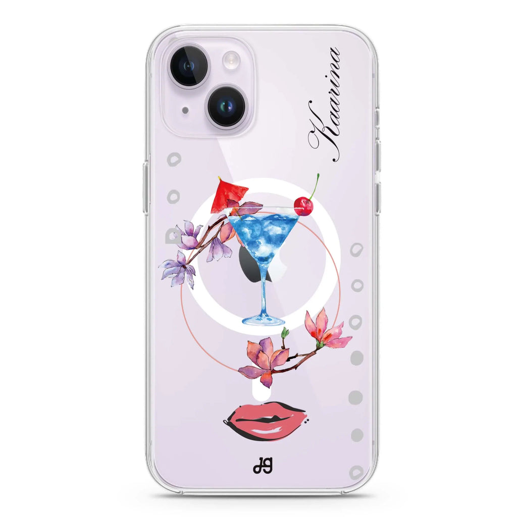 Queen's Valley iPhone 14 Magsafe 兼容水晶透明保護殼