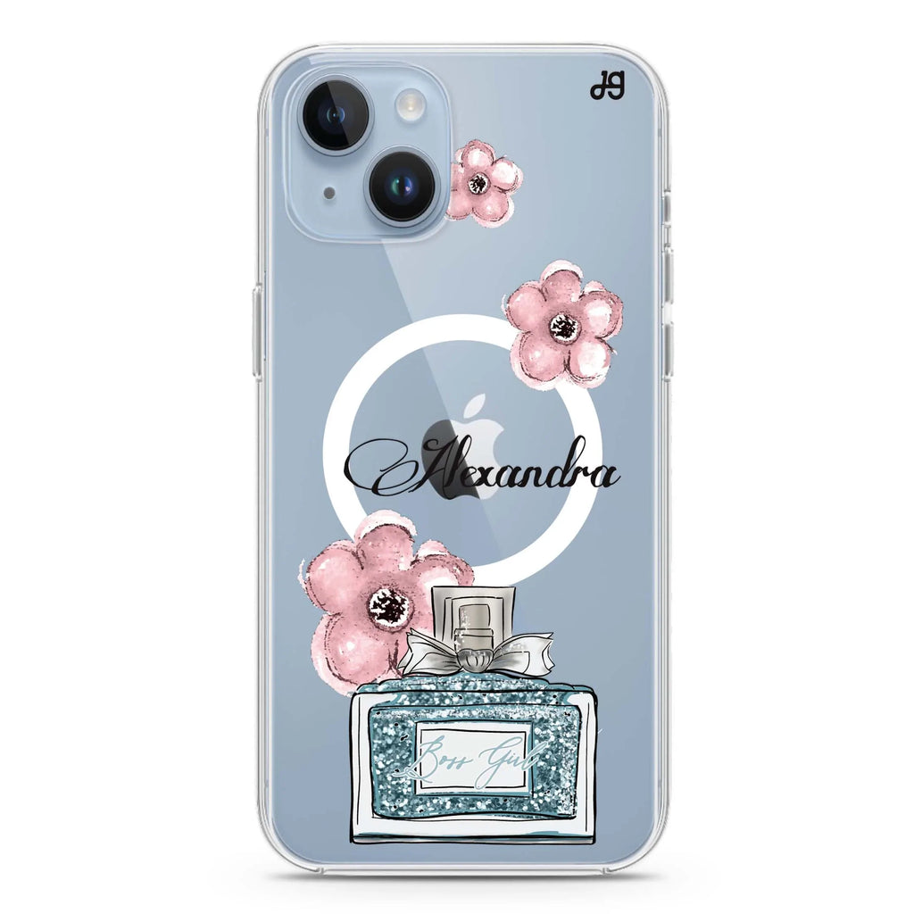 Aroma de Flora iPhone 14 Magsafe 兼容水晶透明保護殼