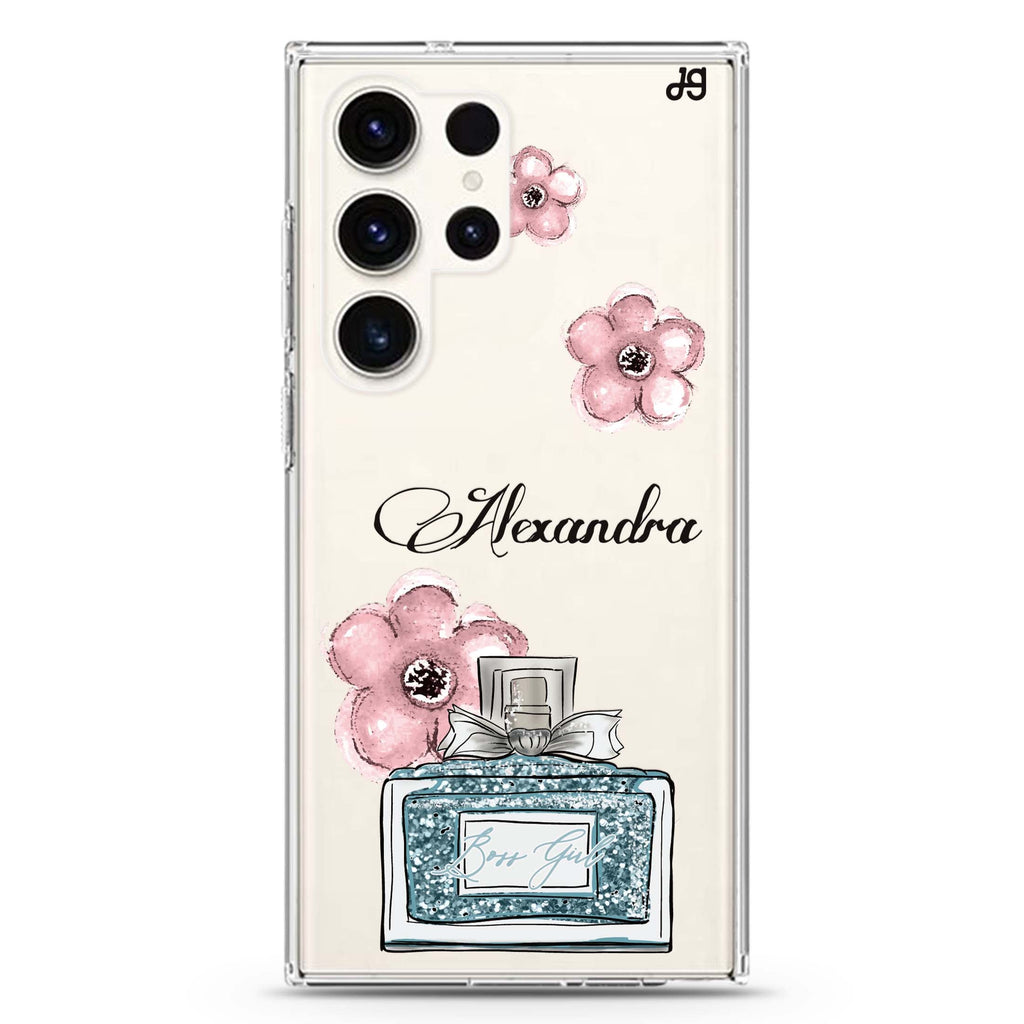 Aroma de Flora Samsung Galaxy Ultra 可加名字透明保護殼，適用 S26/S25/S24/S23 Ultra，圖1