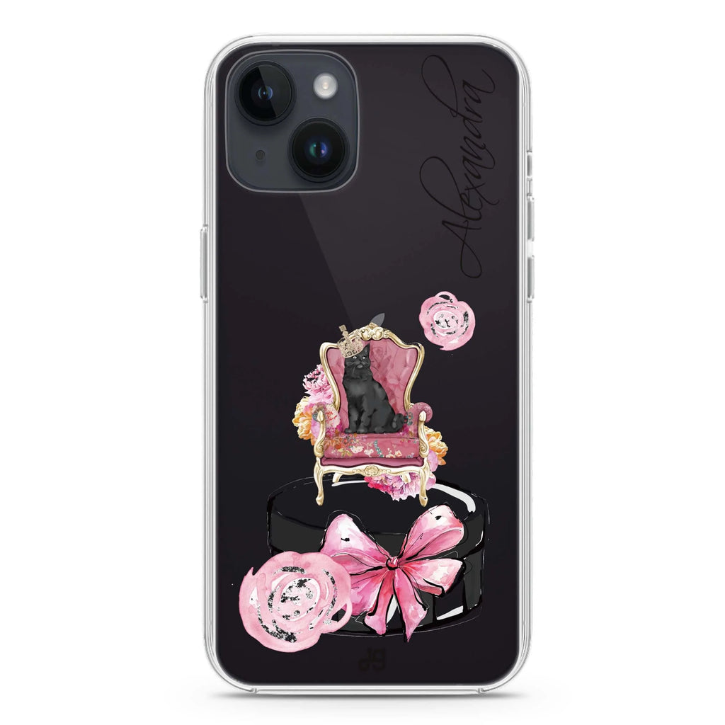 The Queen Like A Cat iPhone 14 水晶透明保護殼