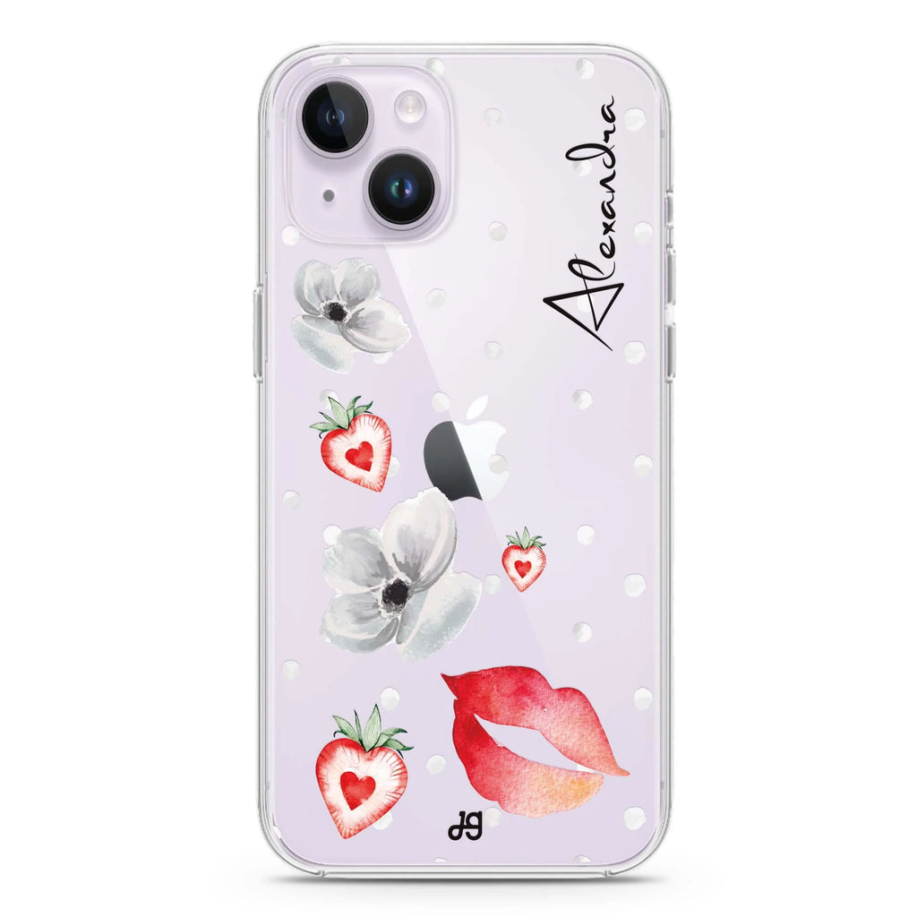 The First Date Cat iPhone 14 水晶透明保護殼