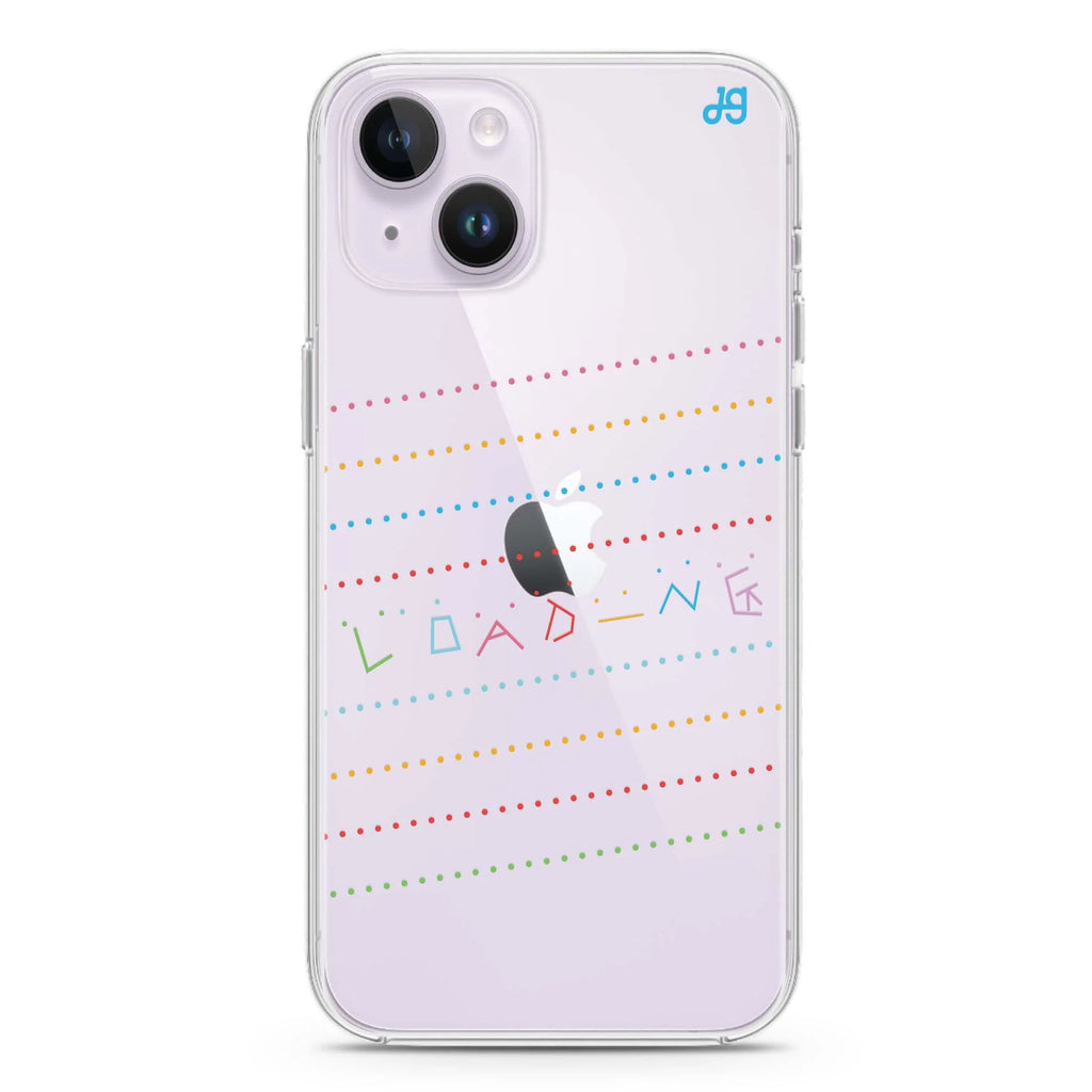 Words Loading iPhone 14 plus 水晶透明保護殼