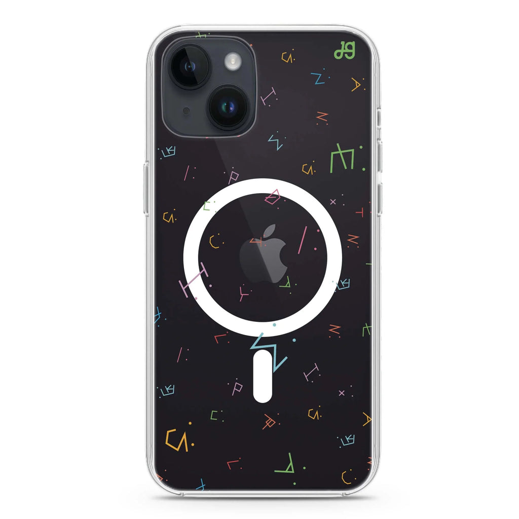 Visage Words iPhone 14 Magsafe 兼容水晶透明保護殼