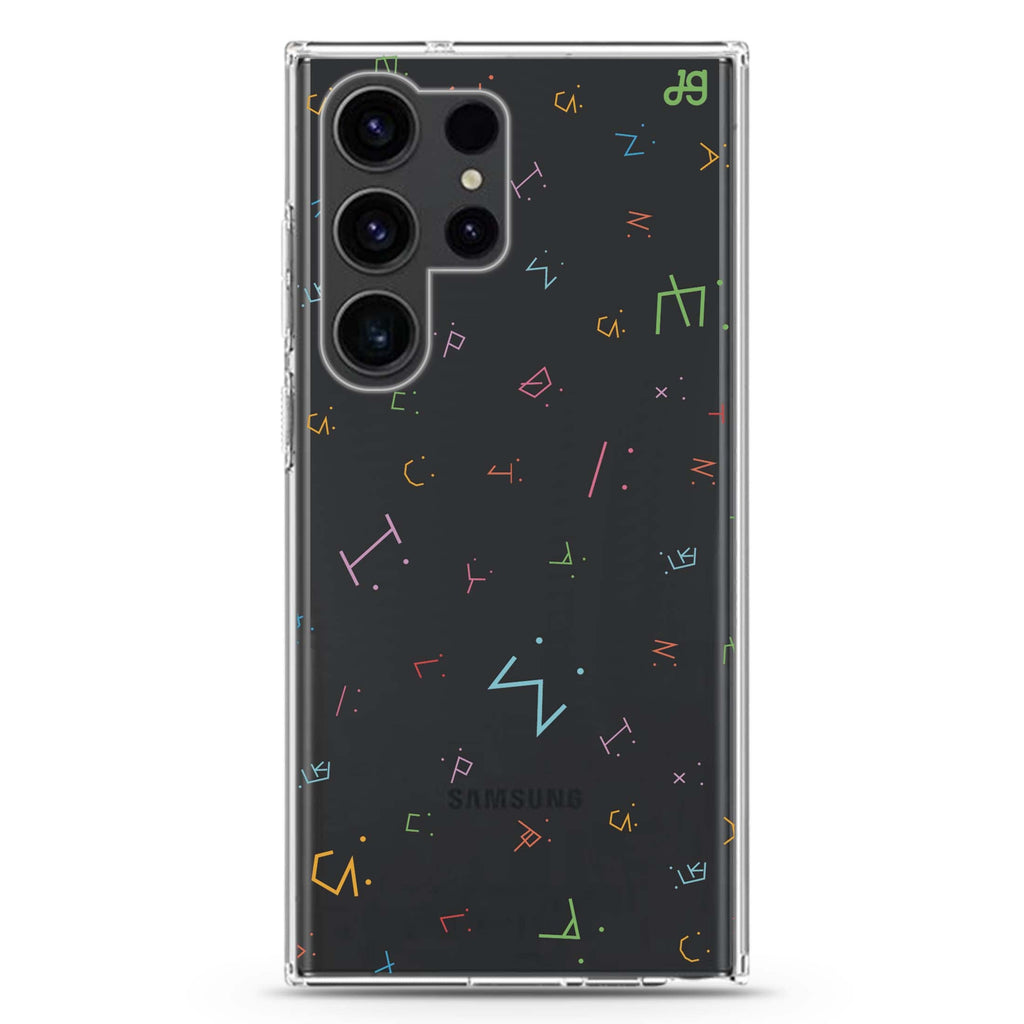 Visage Words Samsung Galaxy Ultra 透明保護殼，適用 S26/S25/S24/S23 Ultra，圖1