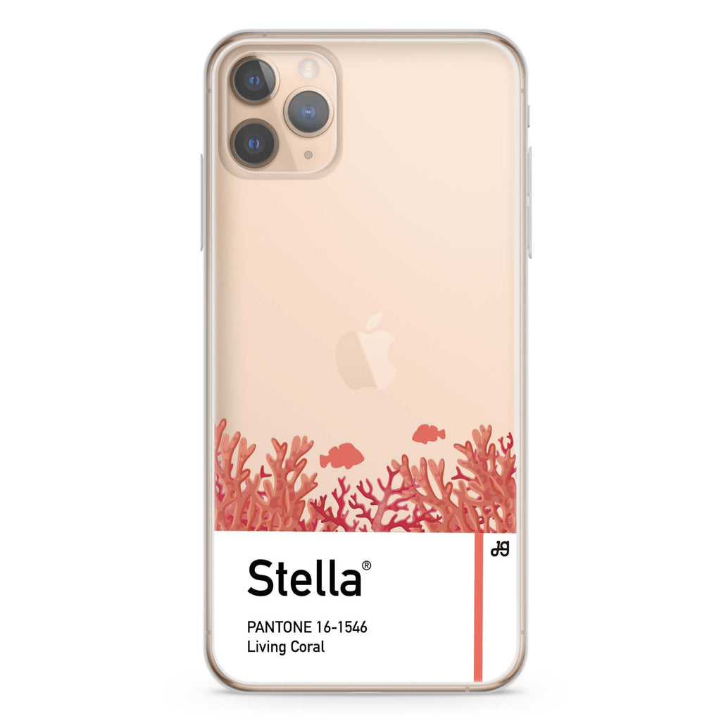 #16-1546 Living Coral I iPhone 11 Pro Max 水晶透明保護殼
