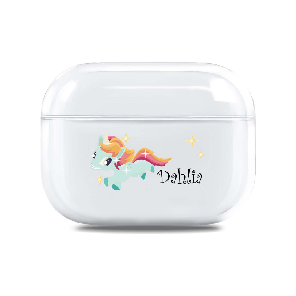 Cute Unicorn AirPods Pro 透明保護殻