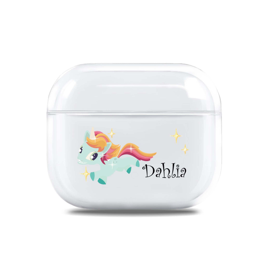 Cute Unicorn AirPods 透明保護殻