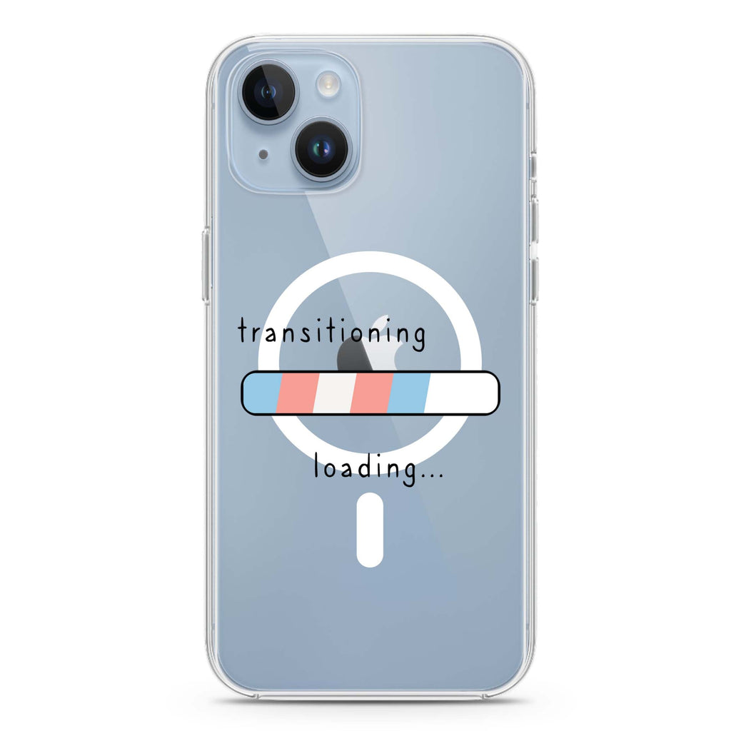 Transitioning iPhone 14 Magsafe 兼容水晶透明保護殼