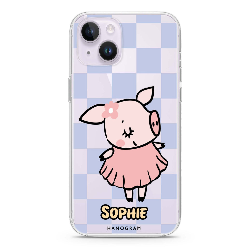 Pretty Pig iPhone 14 水晶透明保護殼
