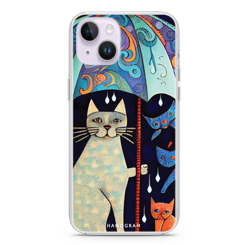Raining Cat iPhone 14 Magsafe 兼容水晶透明保護殼